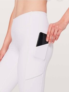 Lululemon Speed Up Tight 28" Full-on Luxtreme Size 6 White (First Release)